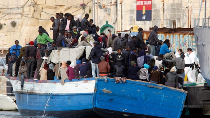 Libya&#039;da 542 kaçak göçmen yakalandı