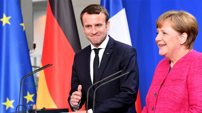 Macron ve Merkel&#039;den ateşkes çağrısı