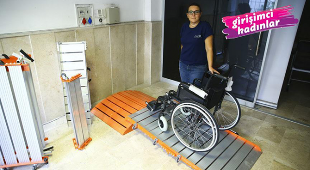 Ürettiği engelli rampasını 7 ülkeye ihraç ediyor