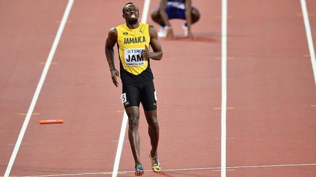 Usain Bolt&#039;un sakatlanması sonucu takımı yarışı tamamlayamadı