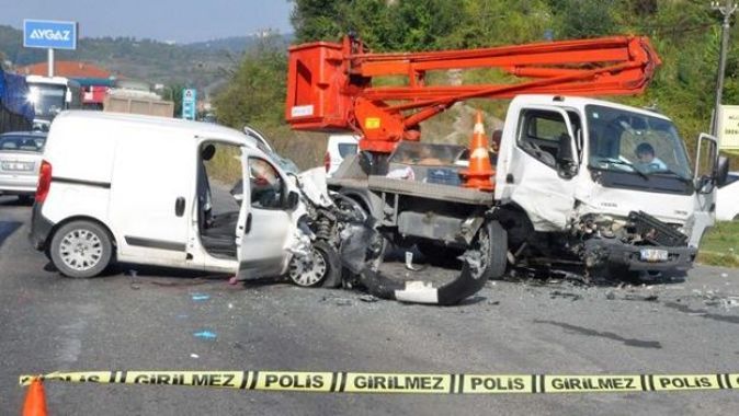 Zonguldak&#039;ta feci kaza: 1 ölü, 5 yaralı var