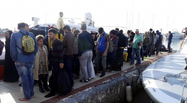 56 kaçak göçmen yakalandı