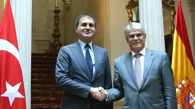 AB Bakanı Çelik, İspanya Dışişleri Bakanı Dastis ile görüştü