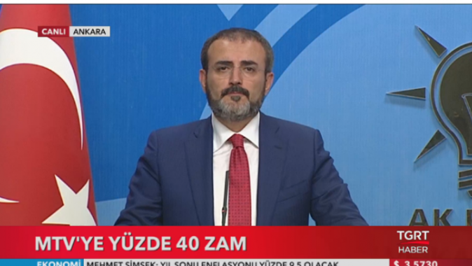 AK Parti Sözcüsü Mahir Ünal: Şu anda herhangi bir ambargo yok
