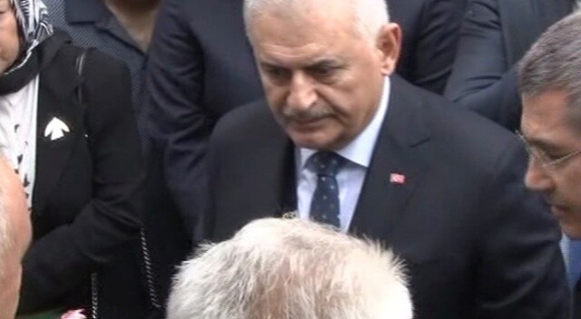 Cenaze törenine Başbakan Yıldırım da katıldı