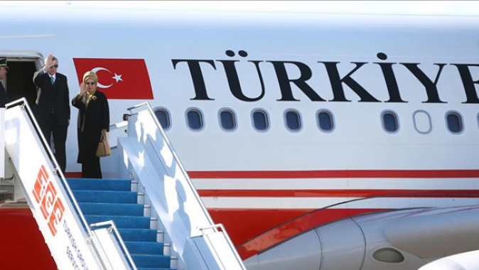 Cumhurbaşkanı Erdoğan ABD&#039;den ayrıldı