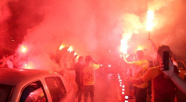 Galatasaray’a coşkulu karşılama