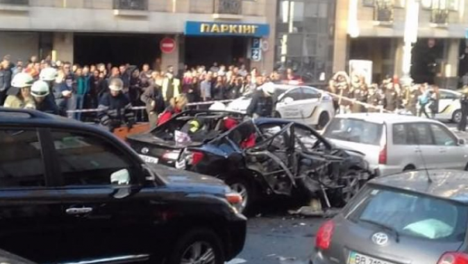 Kiev&#039;de patlama: 1 ölü, 2 yaralı