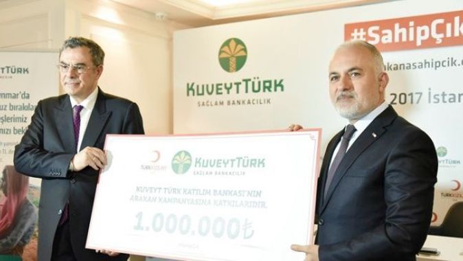 Kuveyt Türk, Arakan’a 1 milyon TL bağışladı