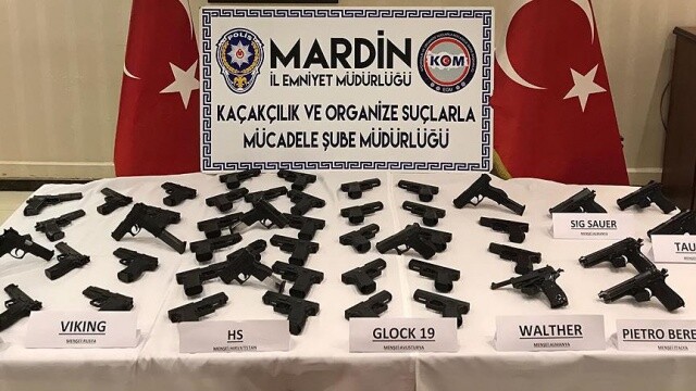 Mardin&#039;de suikast silahları ele geçirildi