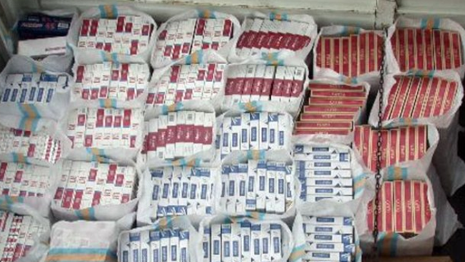 Samsun&#039;da 4 bin paket kaçak sigara ele geçirildi