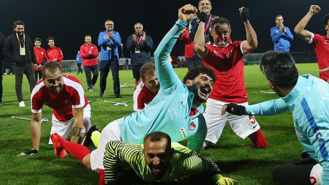 Türkiye Avrupa Ampute Futbol Şampiyonası&#039;nda finalde!