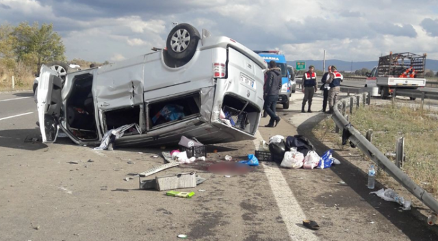 Bolu’da feci kaza: 1 ölü 4 yaralı