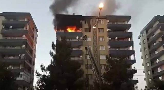 Diyarbakır&#039;da korkutan yangın