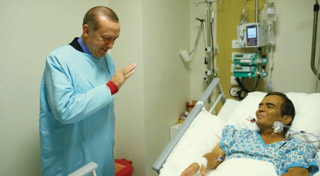 Erdoğan, Naim Süleymanoğlu&#039;nu ziyaret etti