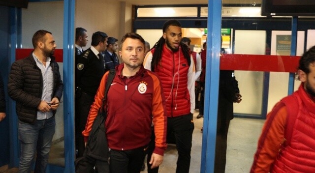 Galatasaray kafilesi, Trabzon&#039;a geldi