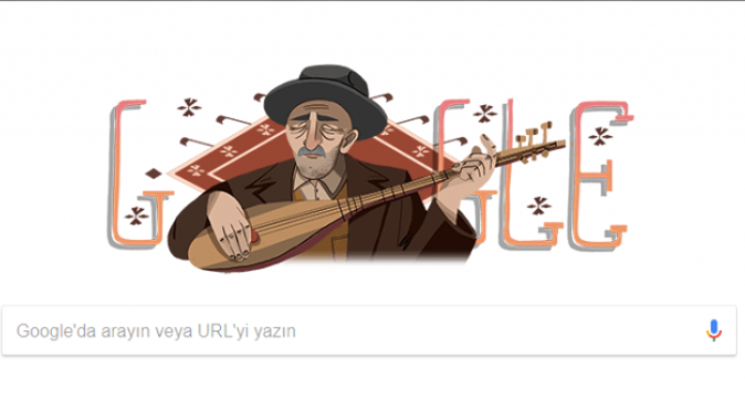 Google&#039;dan Aşık Veysel&#039;e özel doodle