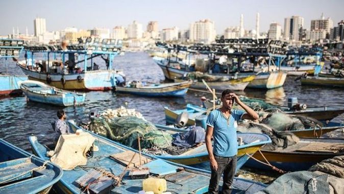İsrail&#039;in 9 mil kararı Gazzeli balıkçıları sevindirmedi