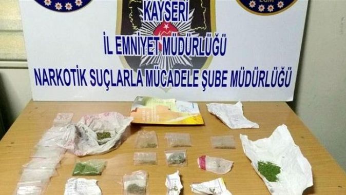 Kayseri&#039;deki uyuşturucu operasyonunda 9 kişi tutuklandı