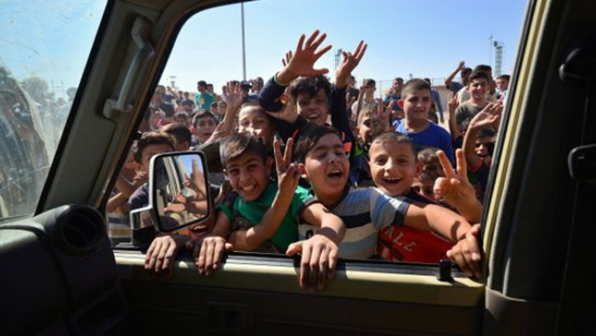 Kerküklülerin Irak ordusu sevinci