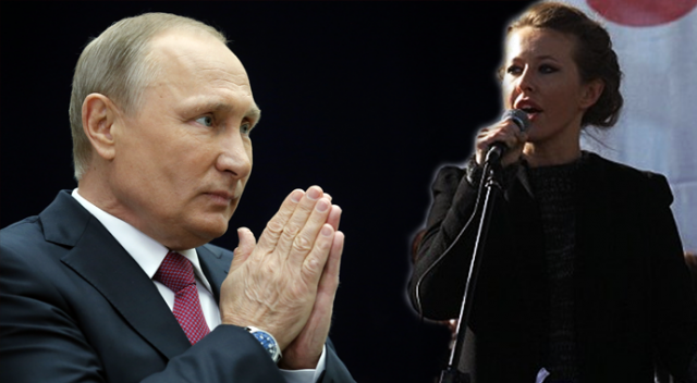 Ksenia Sobchak, Rusya seçimlerinde Putin&#039;e rakip oldu