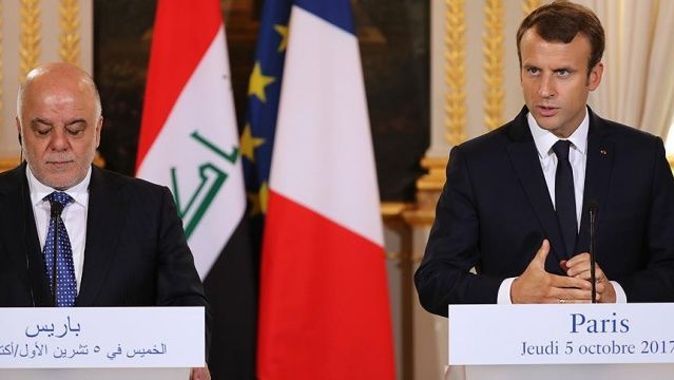 Macron: Irak&#039;ın toprak bütünlüğünü ve güçlü bir Irak devleti istiyoruz