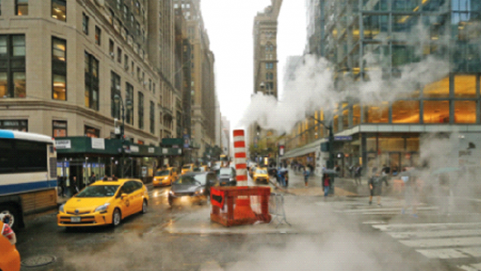 New York’u mazgallardan  tüten buhar ısıtıyor