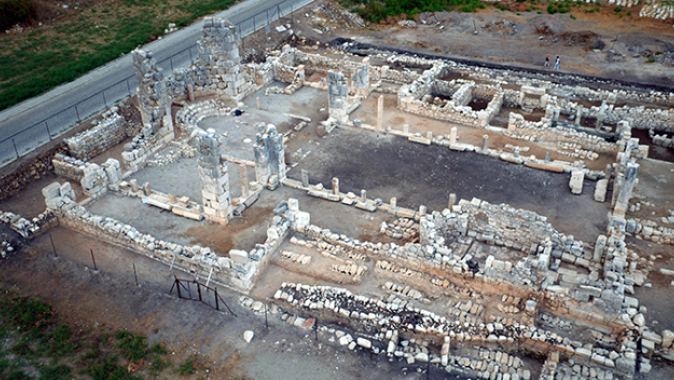 Patara Antik Kenti&#039;nde Bazilika ortaya çıkarıldı