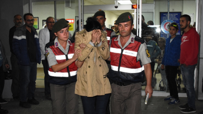 PKK’lı kadın samanlıkta yakalandı