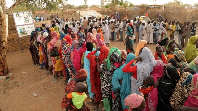 Sudan&#039;daki sığınmacılara 594 ton gıda yardımı yapıldı