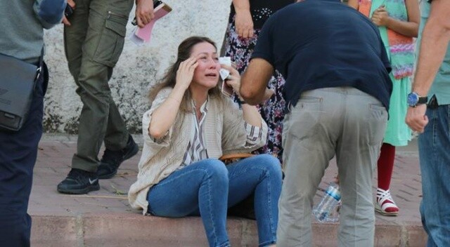 Adana&#039;da polis radarından korkan kadın şoka girdi!