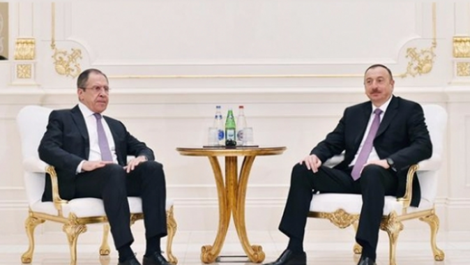 Aliyev, Rusya Dışişleri Bakanı Lavrov&#039;u konuk etti