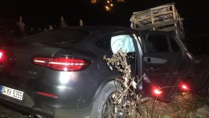 Beykoz’da otomobil uçuruma düştü: 1 yaralı
