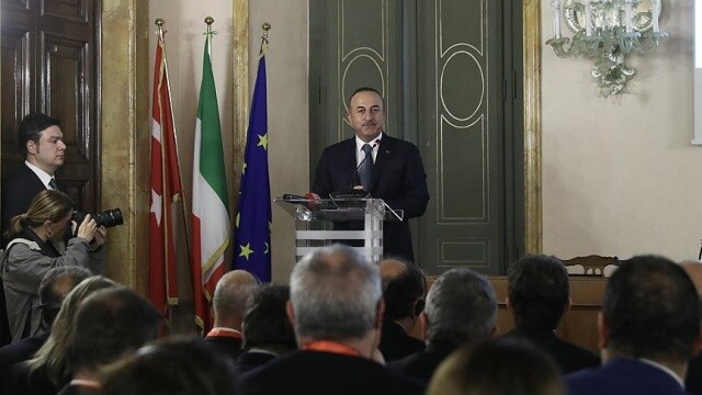 Çavuşoğlu: Türkiye ve İtalya ortak değerleri koruma arayışında