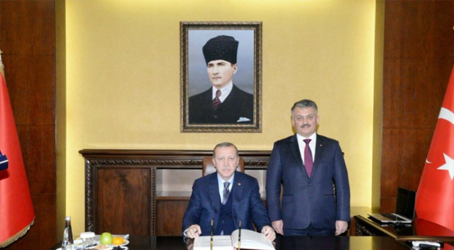 Cumhurbaşkanı Erdoğan, Balıkesir Valiliğini ziyaret etti