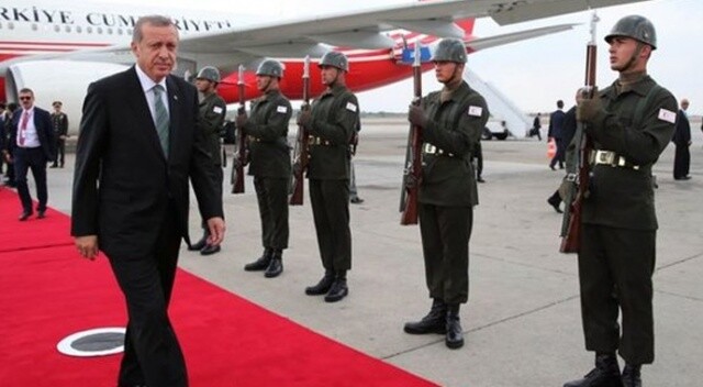 Cumhurbaşkanı Erdoğan, Rusya&#039;ya gitti
