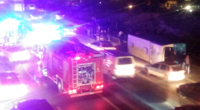 İstanbul’da halk otobüsü devrildi: 6 yaralı