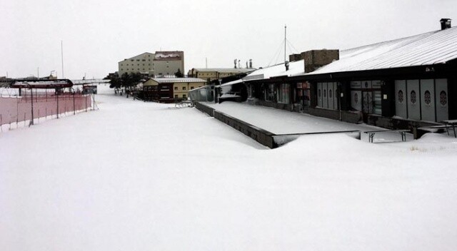 Erciyes&#039;te kar kalınlığı 20 santime ulaştı