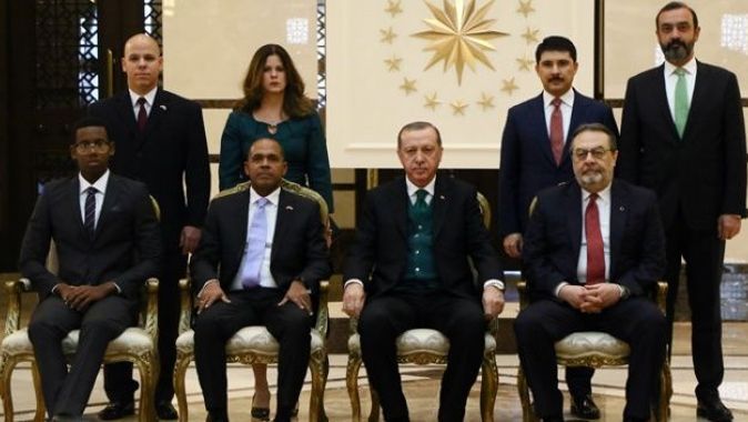 Erdoğan, Küba Büyükelçisini kabul etti