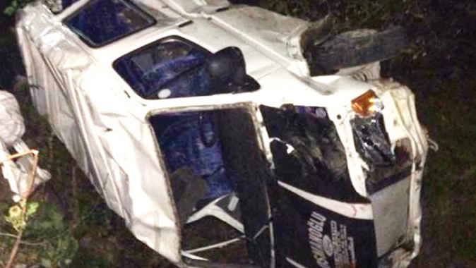 Giresun’da minibüs uçuruma devrildi: 1 ölü 5 yaralı