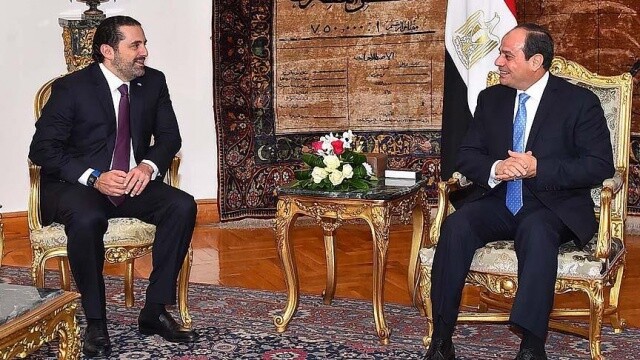 Hariri, Sisi ile bir araya geldi