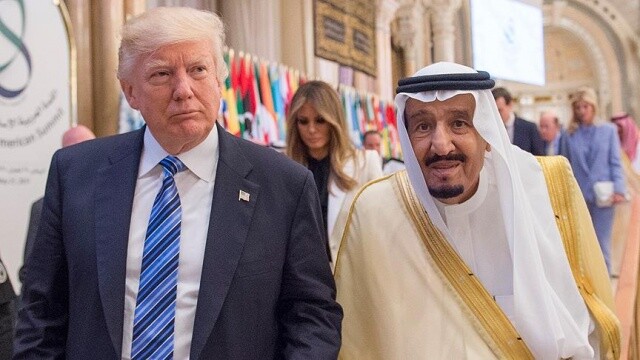 Kral Selman ve Trump &#039;terörle mücadeleyi&#039; görüştü