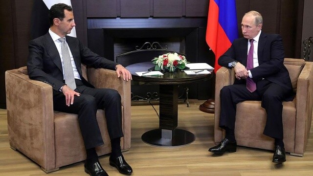 Putin, Esad ile görüştü