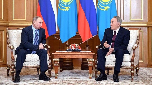 Putin ile Nazarbayev, Rusya&#039;da bir araya geldi