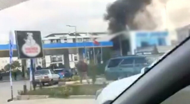 Tuzla&#039;da benzin istasyonunda yangın