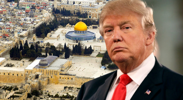 &quot;Trump, yarın Kudüs&#039;ü başkent olarak tanıyacak&quot; iddiası dayağa kaldırdı