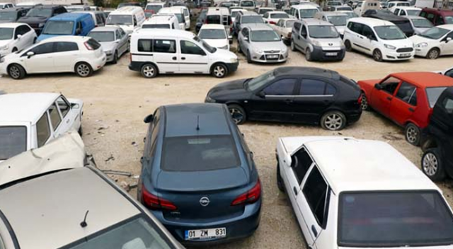 20 milyon lira değerindeki lüks araçlar çürümeye terk edildi