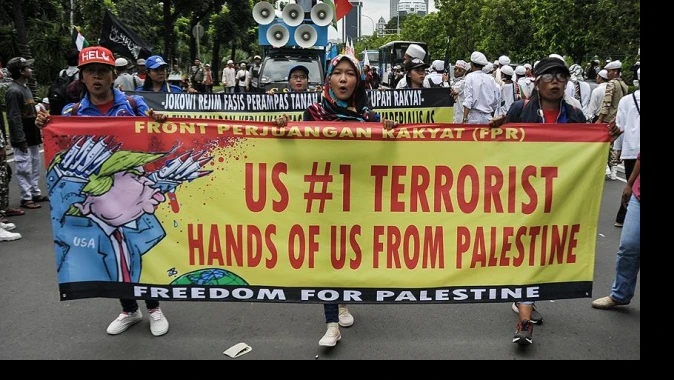 ABD&#039;nin Kudüs kararı Endonezya’da protesto edildi