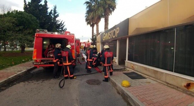 Ataköy&#039;de spor salonunda yangın!