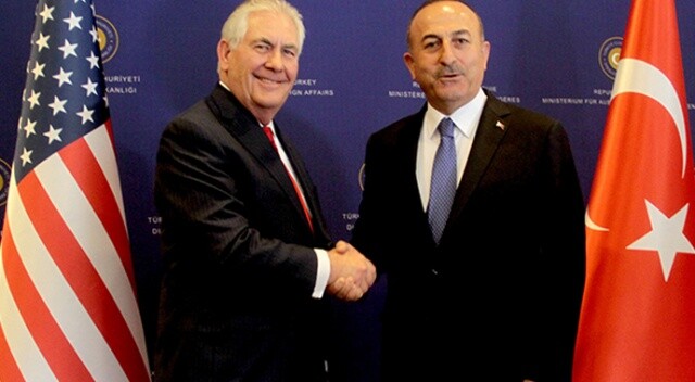 Bakan Çavuşoğlu, Tillerson ile görüştü